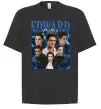 Футболка Оверсайз Edward Cullen колаж Черный фото