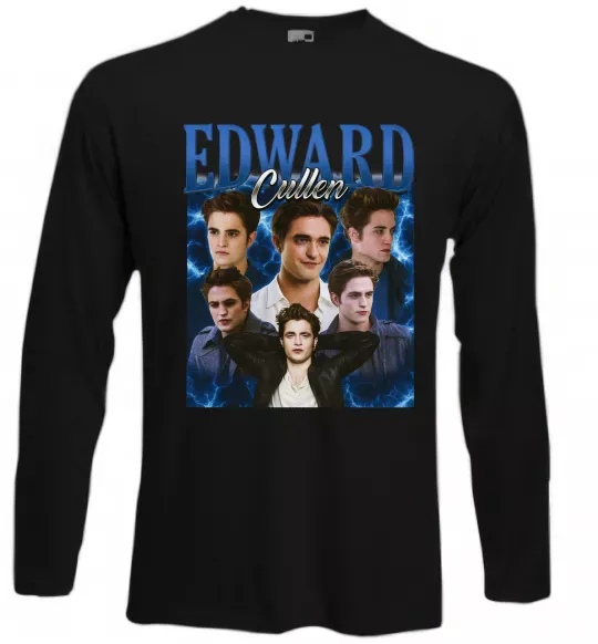 Лонгслив Edward Cullen колаж Черный фото