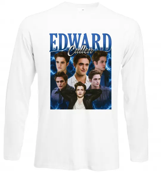Лонгслив Edward Cullen колаж Белый фото