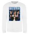 Свитшот Edward Cullen колаж Белый фото