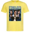 Мужская футболка Edward Cullen колаж Лимонный Мужская футболка Edward Cullen колаж Лимонный фото