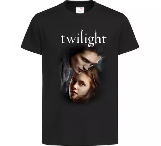 Детская футболка Едвард та Белла Черный фото