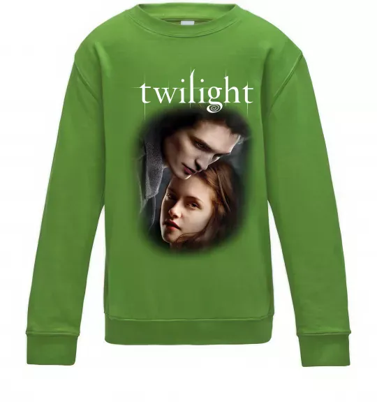 Детский Свитшот Едвард та Белла Лаймовый фото