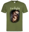 Мужская футболка Едвард та Белла Оливковый фото
