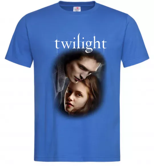 Мужская футболка Едвард та Белла Ярко-синий фото