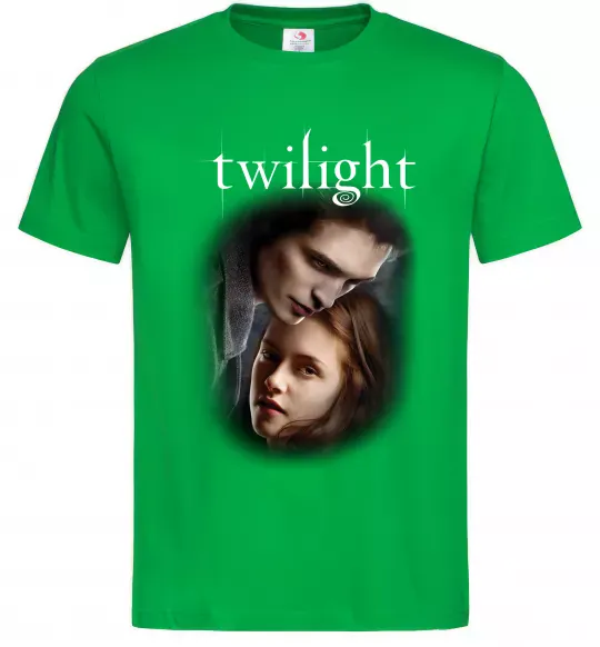 Мужская футболка Едвард та Белла Зеленый фото