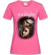 Жіноча футболка Едвард та Белла Яскраво-рожевий фото