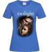 Жіноча футболка Едвард та Белла Яскраво-синій фото