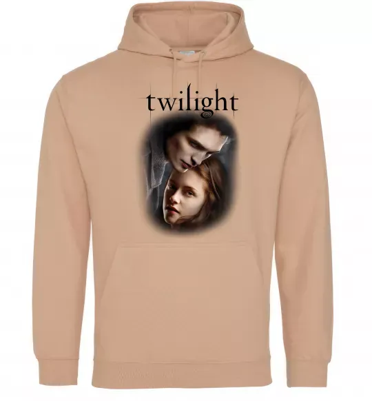 Чоловіча толстовка (худі) Едвард та Белла Пісочний фото