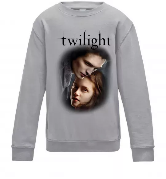 Детский Свитшот Едвард та Белла Серый меланж фото