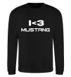Свитшот I love Mustang Черный фото