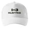 Кепка I love Mustang Білий фото
