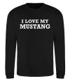 Світшот I love my Mustang Чорний фото