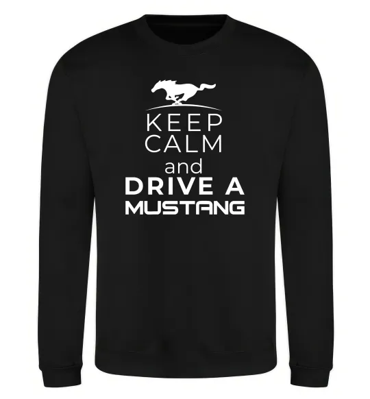 Свитшот Drive Ford Mustang Черный фото