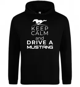 Чоловіча толстовка (худі) Drive Ford Mustang Чорний фото