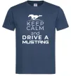 Чоловіча футболка Drive Ford Mustang Темно-синій фото