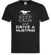 Чоловіча футболка Drive Ford Mustang Чорний фото