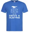 Чоловіча футболка Drive Ford Mustang Яскраво-синій фото