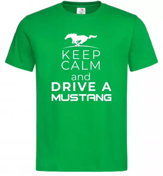 Чоловіча футболка Drive Ford Mustang Зелений фото
