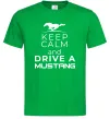 Чоловіча футболка Drive Ford Mustang Зелений фото