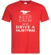 Чоловіча футболка Drive Ford Mustang Червоний фото
