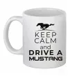Чашка керамическая Drive Ford Mustang Белый фото