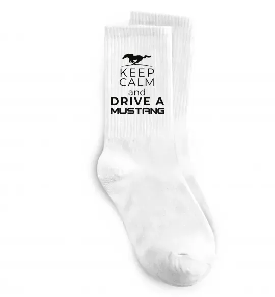 Носки Drive Ford Mustang Белый фото