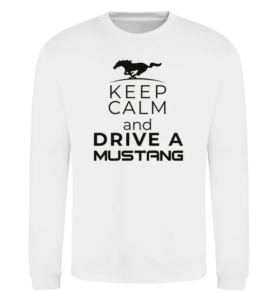 Свитшот Drive Ford Mustang Белый фото