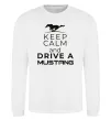 Свитшот Drive Ford Mustang Белый фото