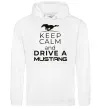 Чоловіча толстовка (худі) Drive Ford Mustang Білий фото