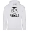 Жіноча толстовка (худі) Drive Ford Mustang Сірий меланж фото