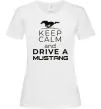Женская футболка Drive Ford Mustang Белый фото