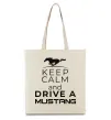 Эко-сумка Drive Ford Mustang Бежевый фото