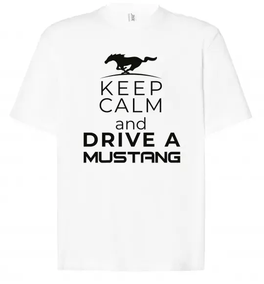 Футболка Оверсайз Drive Ford Mustang Белый фото