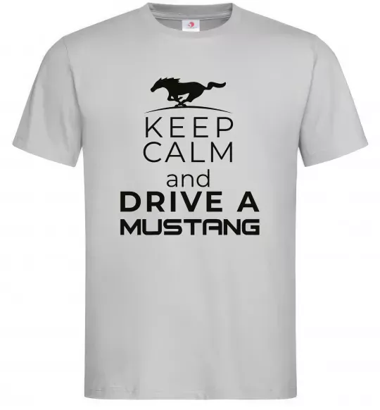 Чоловіча футболка Drive Ford Mustang Сірий фото