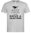 Чоловіча футболка Drive Ford Mustang Сірий фото