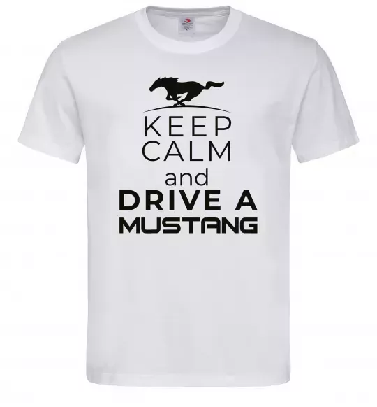 Чоловіча футболка Drive Ford Mustang Білий фото