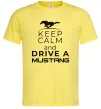 Чоловіча футболка Drive Ford Mustang Лимонний фото