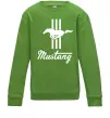 Дитячий світшот Mustang logo Лаймовий фото