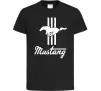 Детская футболка Mustang logo Черный фото