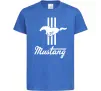 Детская футболка Mustang logo Ярко-синий фото