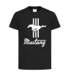 Детская футболка Mustang logo Черный фото