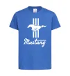 Детская футболка Mustang logo Ярко-синий фото