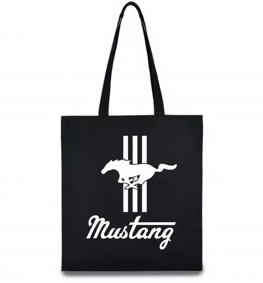 Эко-сумка Mustang logo Черный фото