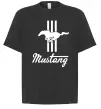Футболка Оверсайз Mustang logo Черный фото