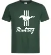 Чоловіча футболка Mustang logo Темно-зелений фото