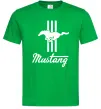 Чоловіча футболка Mustang logo Зелений фото