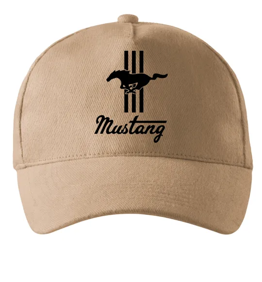 Кепка Mustang logo Песочный фото
