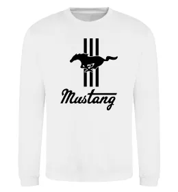 Свитшот Mustang logo Белый фото