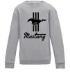 Дитячий світшот Mustang logo Сірий меланж фото